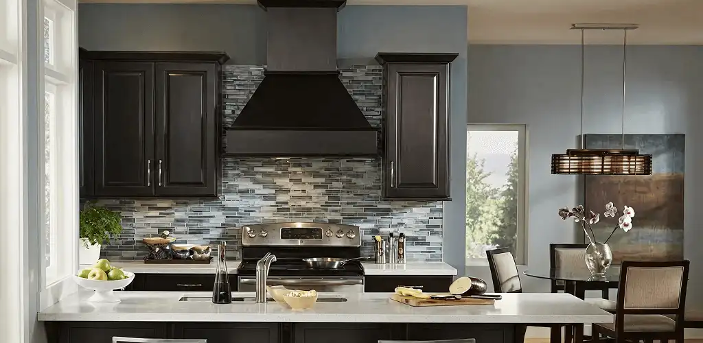 Kitchen cabinet painting and refinishing in a modern kitchen in Salt Lake City, UT